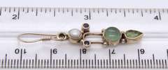 Group Lot of 2 Vintage 925 Sterling Silver Dangle Earrings