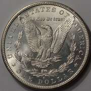 1880-S Flashy Morgan Silver Dollar Brilliant Uncirculated.