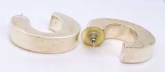 Vintage 925 Sterling Silver J Earrings