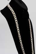 .925 Italian Sterling Silver 12.3mm Curb Link Chain Necklace 30 Inches