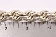 Heavy Link Sterling Silver Bracelet