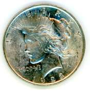 1923 Peace Silver Dollar