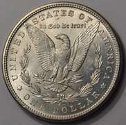 1880-S Flashy Morgan Silver Dollar Brilliant Uncirculated.