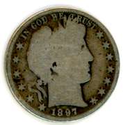 1897 Barber Half Dollar