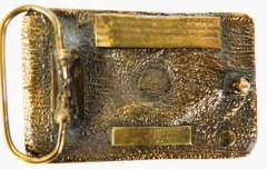 Vintage Remington Turkey Brass Belt Buckle