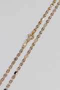 10k Gold 3mm Diamond Cut Mirror Chain Necklace 18 Inches