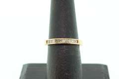 14K GOLD AND DIAMOND BAND