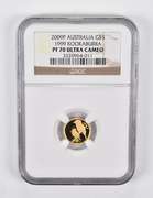 PF70 UCAM 2009-P Australia $5 Gold 1999 Kookaburra NGC