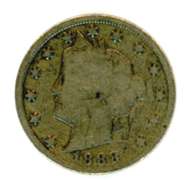 1888 Liberty 'V' Nickel