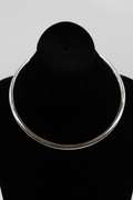.925 Italian Sterling Silver 6mm Omega Chain Necklace 18 Inches