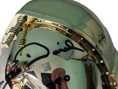 Anthony Daniels Signed Star Wars See-Threepio C-3PO Mini Helmet Official Pix ACOA