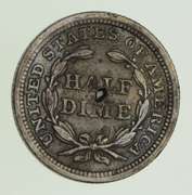 1853 Seated Liberty Half Dime - Circulated