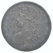 1834 Capped Bust Half Dollar - Small Date & Small Letters