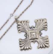 Reed & Barton 925 Sterling Silver Pendant on Chain