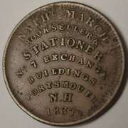 1837 William Simes Teas, Wines, Groceries HT-194, Circulated.