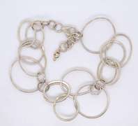 Group Lot of 3 Vintage 925 Sterling Silver Bracelets