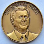 Official Geo Bush 2001 Bronze Official Inaugural Medal