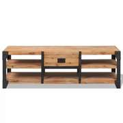 TV Stand Solid Acacia Wood 55.1x15.7x17.7inch