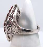 925 Sterling Silver Cubic Zirconia Cluster Ring