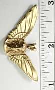 Wonderful 14K Egyptian Revival-Style Pendant