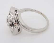 Vintage Diamond Bypass Ring