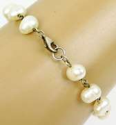 Sterling Freshwater Pearls Bracelet