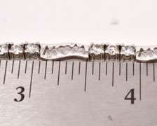 Sterling Silver Mom Bracelet with CZ's