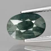 Heated only! Australian! 2.61ct dark green Sapphire
