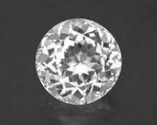 2.5MM ROUND WHITE TOPAZ LOOSE GEMSTONE
