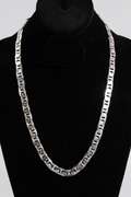 .925 Sterling Silver 9.25mm Flat Marina 24 Inches