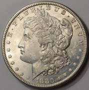 1880-S Flashy Morgan Silver Dollar Brilliant Uncirculated.