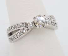 Kate McCullar Split Shank Diamond Engagement Ring