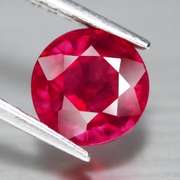Stunning pinkish red 2.24ct Ruby solitaire
