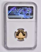 PF69 UCAM 1989-P China 10 Yuan 1/10 Oz. .999 Fine Gold Panda NGC