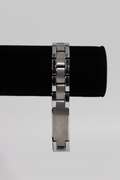 14mm Tungsten Carbide Two Tone Bracelet 8.5 Inches