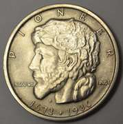 1936 Elgin Pioneer Commemorative Half Dollar, BU.