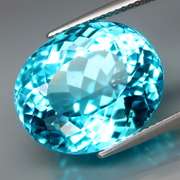 Big 22.33ct top Swiss blue Topaz