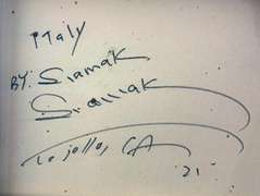 Siamak Etemadi Original Oil on Canvas "Italy"