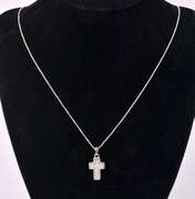 Elegant Sterling Silver Cross & Chain