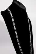 Sterling Silver 10mm Figaro Chain 24 Inch
