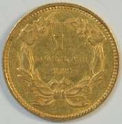 Nice scarce 1862 US Type 3 $1 Gold Piece. Civil War issue