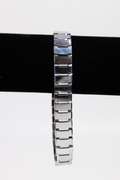 12mm Tungsten Carbide Bracelet Mirror Finish 9 Inch