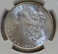 1901-O Morgan Dol NGC MS-60