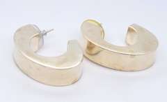 Vintage 925 Sterling Silver J Earrings