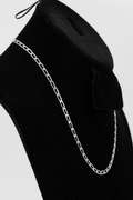 Italian .925 Sterling Silver 3.6mm Diamond Cut Paperclip Chain 18 Inches