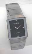 Enticing Men's Geneva Quartz and Diamond Watch
