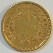 Sharp and attractive 1851 US Type One $1 Gold Piece