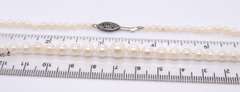 Graduated Pearl Necklace and Sterling Silver Pendant