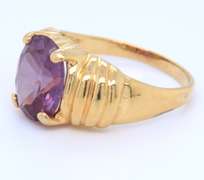 925 Sterling Silver Amethyst Ring