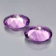 Glittering 7.92ct violet Amethyst pair
